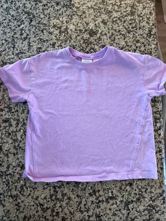 Zara Other - Zara Kids Lavender Short-Sleeve Tee 5T
